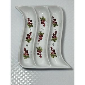 California Pantry Julia Junkin 2003 Hors D’oevres Snack Serving Tray